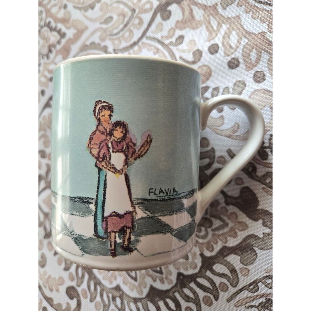 Vintage Flavia Pennies From Heaven Ceramic Coffe Mug